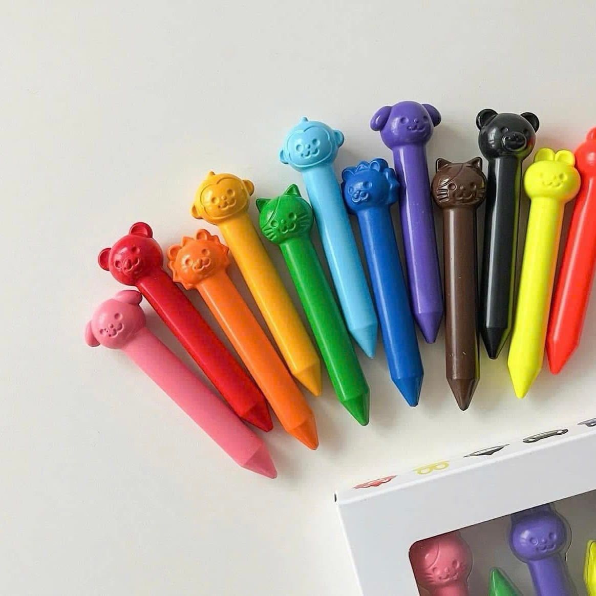 Bộ 12 bút màu sáp My Little Tiger cute