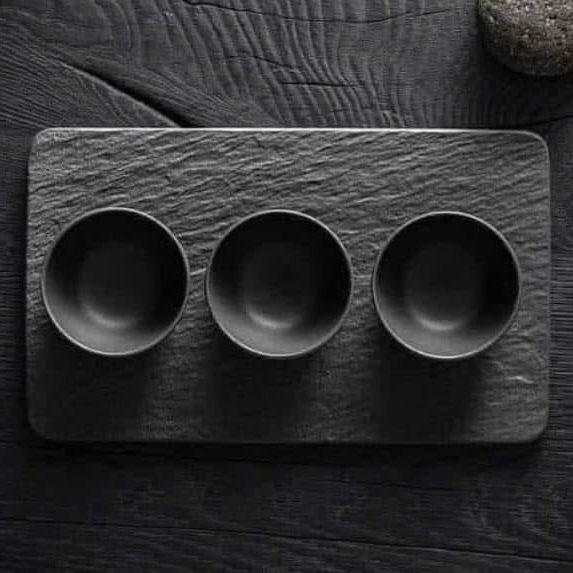 Bộ 4 món Villeroy Boch nước chấm kèm khay