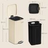 Thùng rác Đức Songmics 30L cao cấp