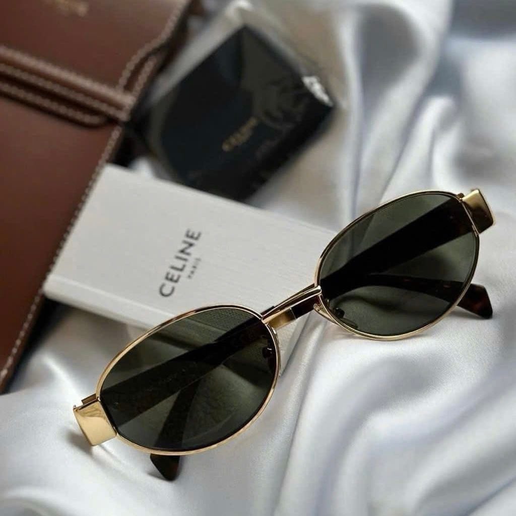Kinh thời trang Celine triomphe gọng gold