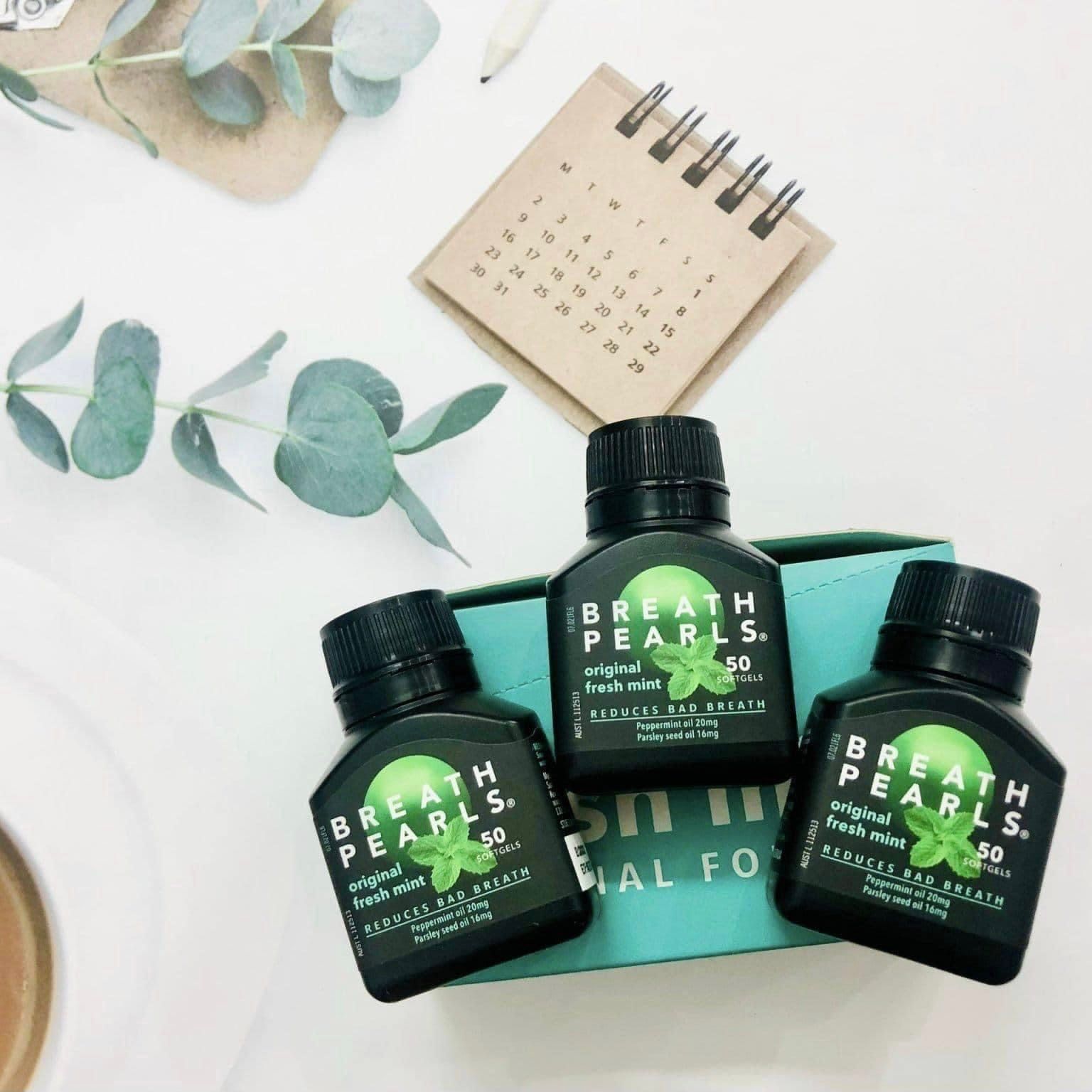 Viên uống thơm miệng Breath Pearls 50 viên
