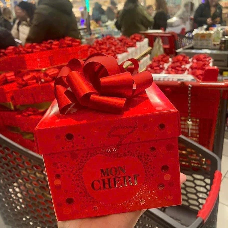 Socola rượu Mon Cherry Đức 283gram