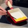 Bộ chảo, quánh mini chống dính ceramic, cán gỗ Todaii Nhật Bản