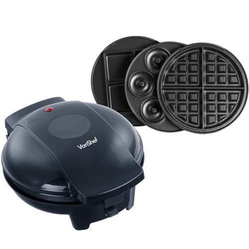 Máy làm Donut, Brownie và Waffle 3in1 Vonshef