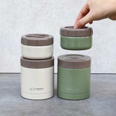 Bộ hộp cơm giữ nhiệt 5 món Kaiyo (4 hộp + 1 túi)​​​​​​​