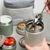 Bộ hộp cơm giữ nhiệt 5 món Kaiyo (4 hộp + 1 túi)​​​​​​​