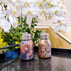 Bình giữ nhiệt 350ml họa tiết hoa sinh động