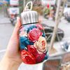 Bình giữ nhiệt 350ml họa tiết hoa sinh động