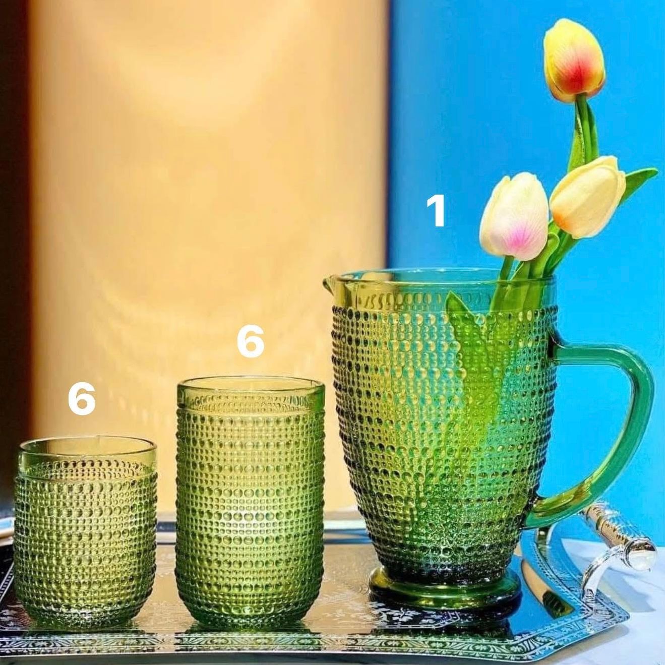 Bộ bình cốc Viola 13 món