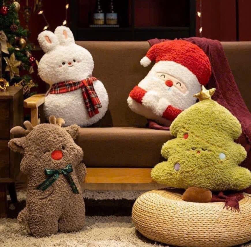 Set gối nhồi bông AACORS chủ đề giáng sinh