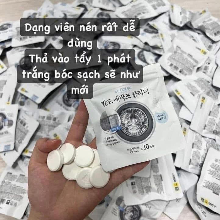 Tẩy lồng máy giặt 10 viên