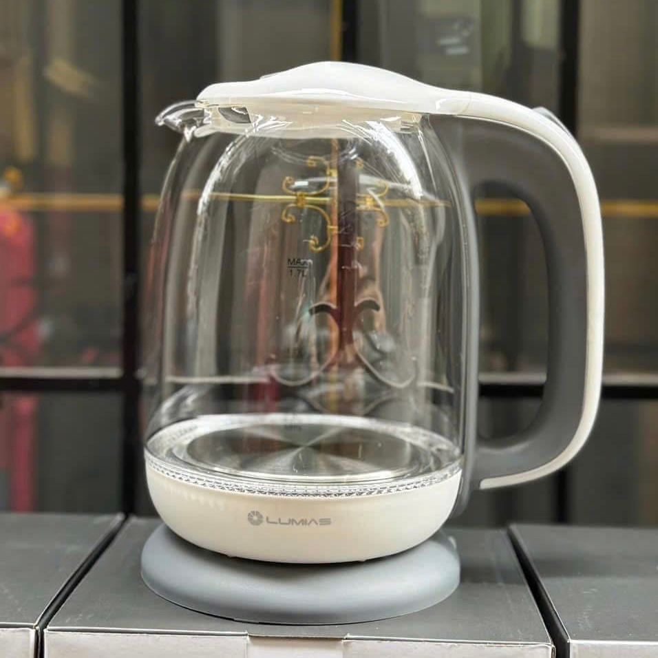 Ấm siêu tốc thuỷ tinh Lumias Korea 1,7 lít