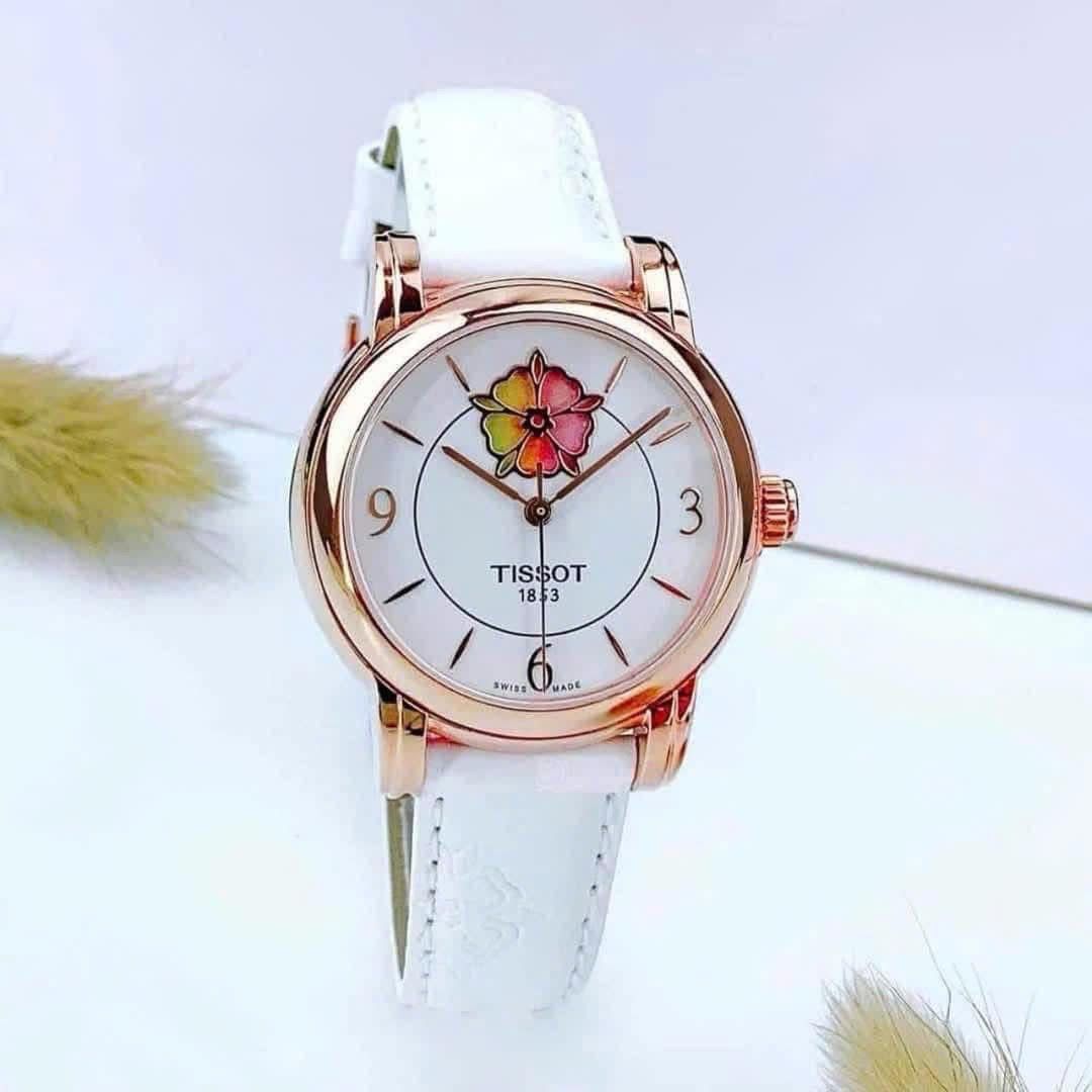 Đồng hồ Tissot Lady Heart Flower Powermatic 80 White Dial T050.207.37.017.05