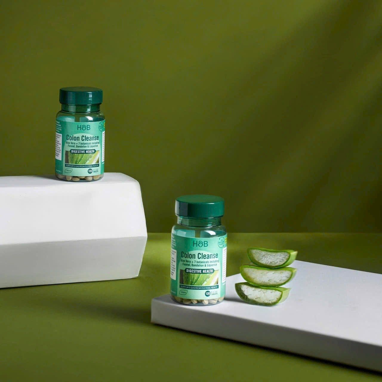 Thải độc đường ruột Aloe Vera Colon số 1 UK  130 viên