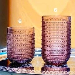 Bộ 12 cốc Viola 6 cốc thấp 295ml, 6 cốc cao 380ml