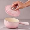 Quánh gang Le Creuset có vung 16cm