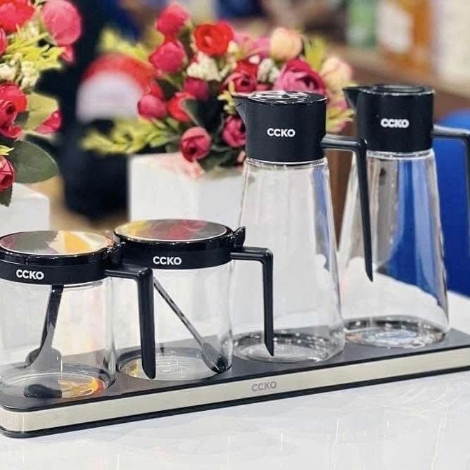 Bộ đựng gia vị cao cấp CCKO 5 món