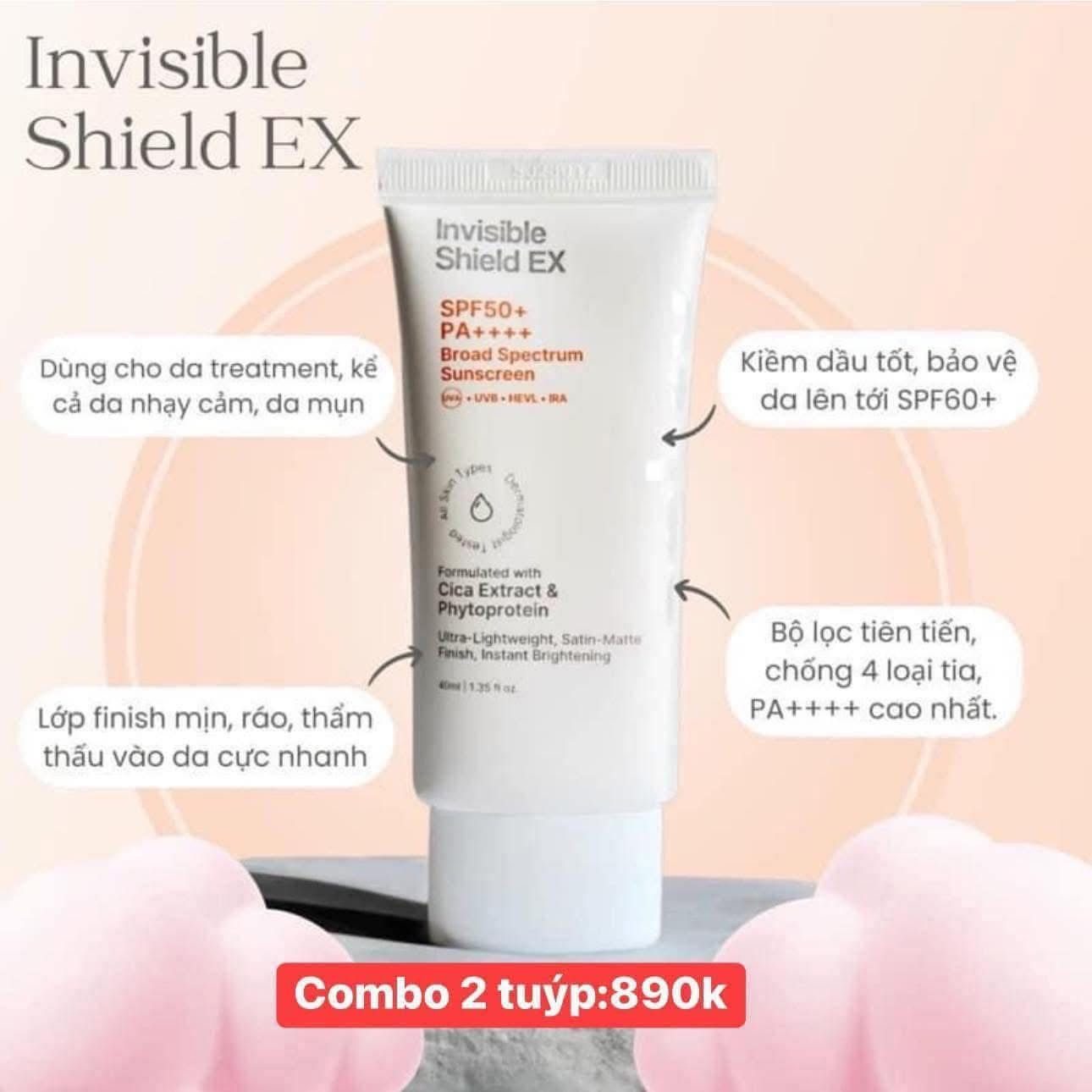 Kem chống nắng Epirx Invisible Shield EX SPF 60+