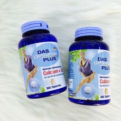 Viên uống Das Gesunde Calcium 300v - bổ sung Canxi & D3