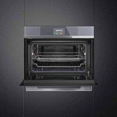 Lò nướng kết hợp vi sóng SMEG LINEA SF4104MCS - 40 lít