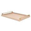 Khay đựng đồ Jupiter cầm tay đồng thau nhôm mạ crôm