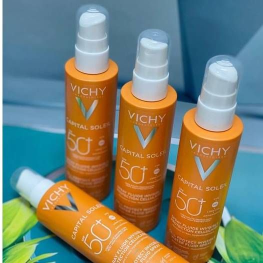 Kem chống nắng Vichy dạng xịt Ideal Soleil SPF 50+ 200ml