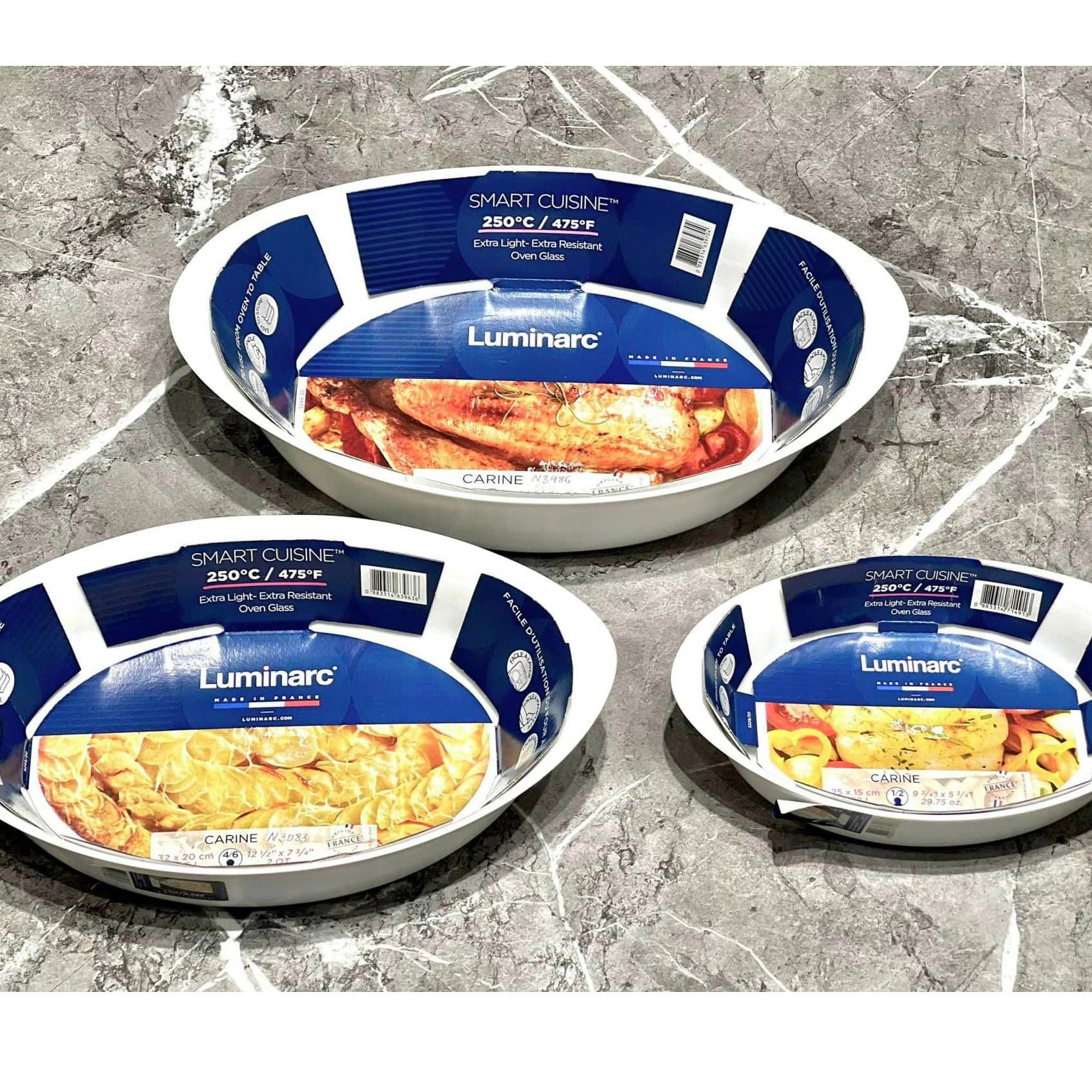 Khuôn nướng bánh Oval Luminarc made in France