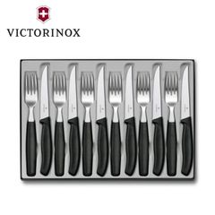 Bộ 12 dao dĩa của Victorinox hàng Swissmade