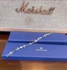 Lắc tay Swarovski Perfection Crystal xanh mix ngọc trai và đá xanh