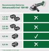 Máy mài góc không dây Bosch AdvancedGrind 18 V–80