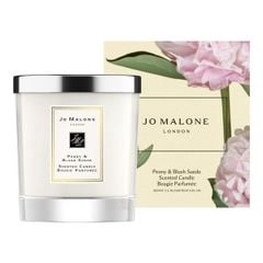 Nến thơm Jo Malone Peony & Blush Suede hương hoa mẫu đơn
