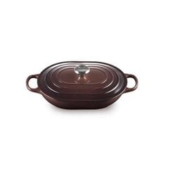 Nồi gang Ovan Le Creuset Oblong Ganache 31cm