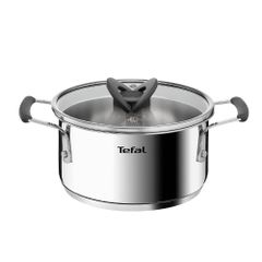 Nồi inox Tefal Optispace nắp kính 24/28cm