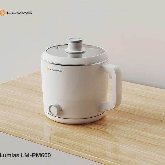 Nồi lẩu điện mini đa năng Lumias LM-PM600 1.8L kèm khay hấp