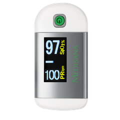 Máy đo nồng độ oxy trong máu (SPO2) và nhịp tim Medisana PM 100