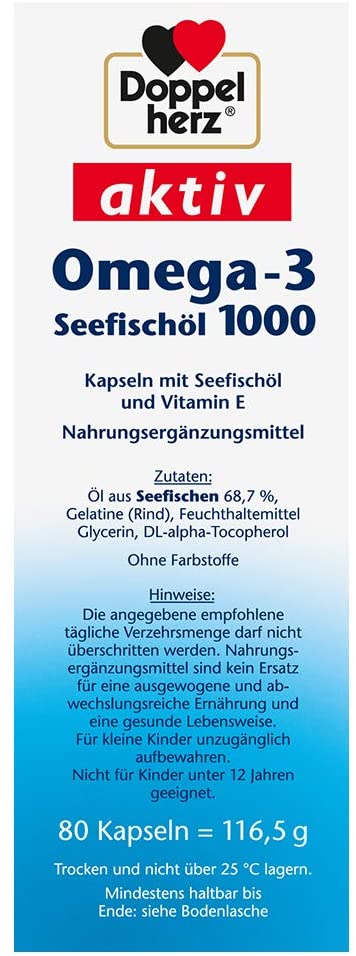 Omega-3 Seefischöl 1000