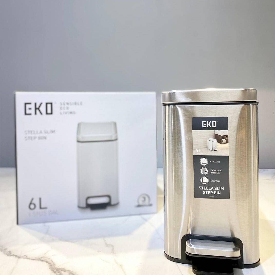 Thùng rác Eko cảm biến thông minh, chống bám vân tay 20L