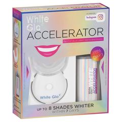 Bộ làm trắng răng White Glo White Accelerator Blue Light Teeth Whitening System