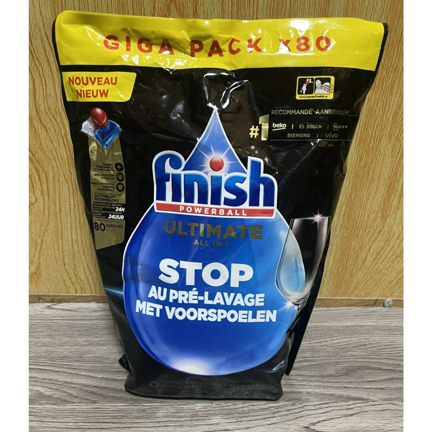 Viên rửa bát Finish Ultimate All In 1 80 viên