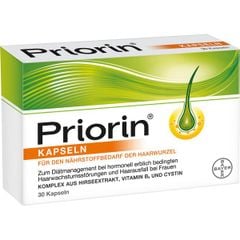 Viên uống Priorin ngăn ngừa rụng tóc, kích thích mọc tóc - Hộp 30v