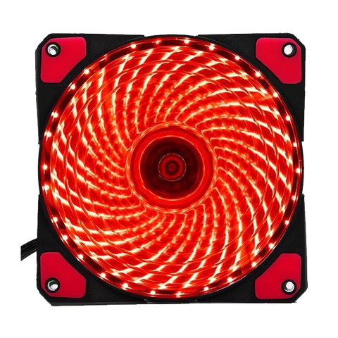 FAN CASE 12C LED 33 BÓNG RED