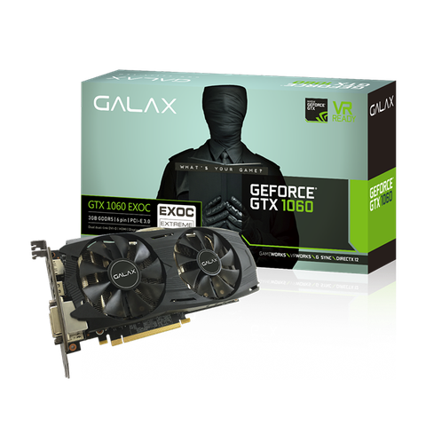 VGA GALAX GTX 1060 3GB EXOC NEW BH 24 THÁNG