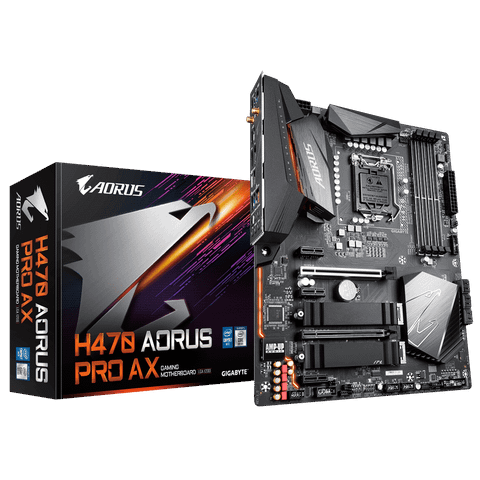 MAINBOARD GIGABYTE H470 AORUS PRO AX NEW BH 36T