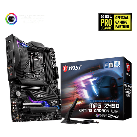 MAINBOARD MSI MPG Z490 GAMING CARBON WIFI NEW BH 36T
