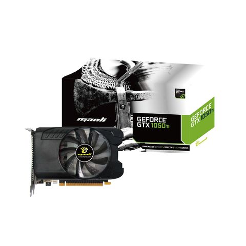 VGA MANLI GTX 1050Ti 4G GDDR5 Single Cooler NEW BH 37TH