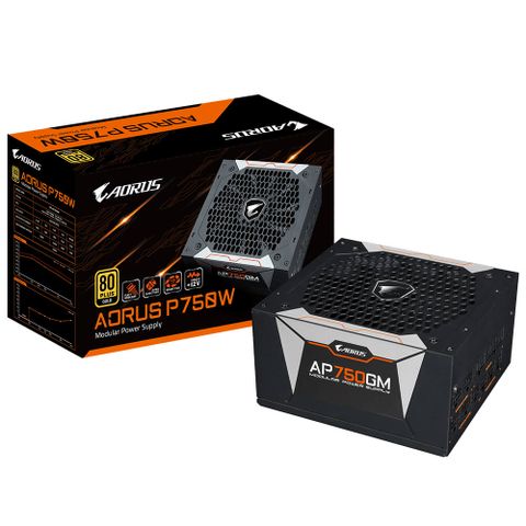 PSU NGUỒN GIGA AORUS 750W P750W 80 Plus GOLD Modular NEW BH 36T