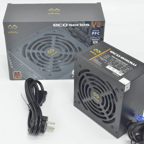 PSU NGUỒN INFINITY 650W ECO V2 ACTIVE PFC 85+ NEW BH 36T