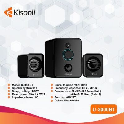 LOA KISONLI U-3000BT USB 2.0 SPEAKER NEW BH 12T