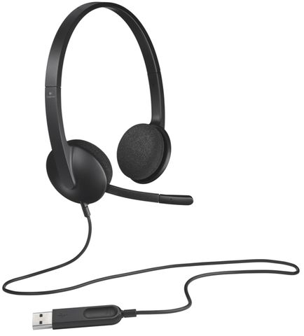 TAI NGHE LOGITECH H340 USB COMPUTER HEADSET NEW BH 24T