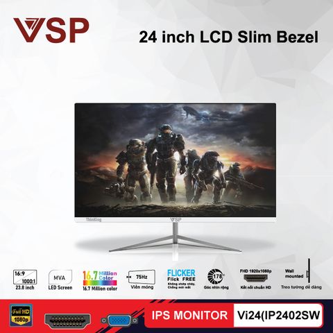 MÀN HÌNH VSP 24 INCH V2407S THINKING FHD 75HZ NEW BH 24TH